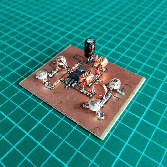 pcb fm boster 2sc1971 c1971 1971 booster bosster 5watt 7watt 5 7 watt