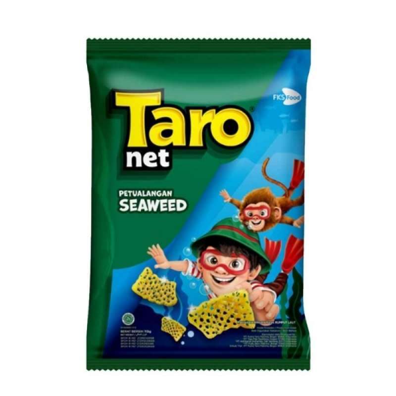 taro snack net jumbo seaweed 115 gram