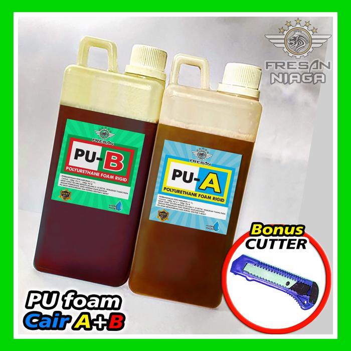 Bahan Insulasi Bangunan Cairan PU-A dan PU-B Polyurethane Foam Rigid Busa Keras Padat Cor Pengisi