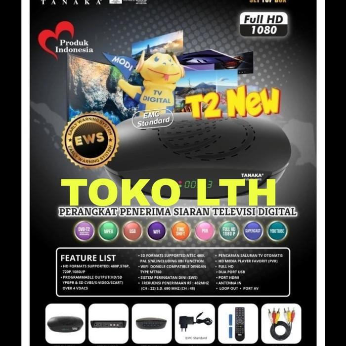 Stb Set Top Box Tanaka T2 New Tv Digital Receiver Dvb T2 New