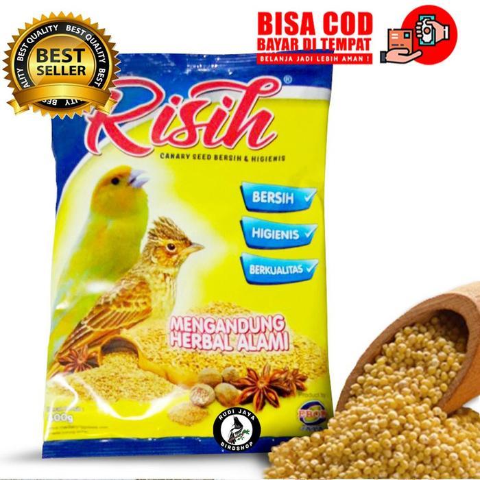 CANARY SEED RISIH BIJI KENARI SEED EBOD JAYA PREMIUM PAKAN MAKANAN BURUNG KENARI BRANJANGAN SANMA