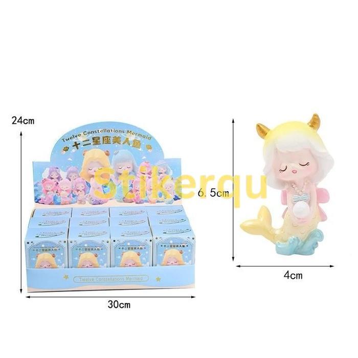 HOT SALE NEW READY SQ- PAJANGAN ZODIAK PUTRI DUYUNG/12 ZODIAK KARAKTER MERMAID BISA