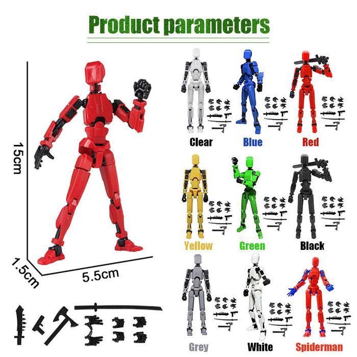 HOT SALE TITAN DUMMY 13 ARTICULATED ACTION FIGURE, DYGO FILAMENT, UK BASIC 100%, 150% DAN 200%