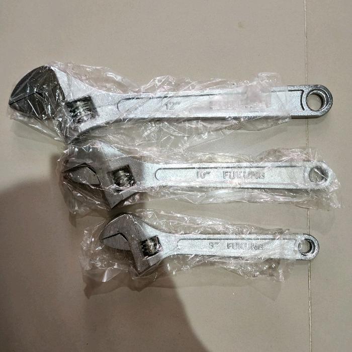 "New" Fukung Kunci Inggris Bago Bako Model Bago Bako Ukuran 8 10 12 Alat Baut Mur Berkualitas Tinggi