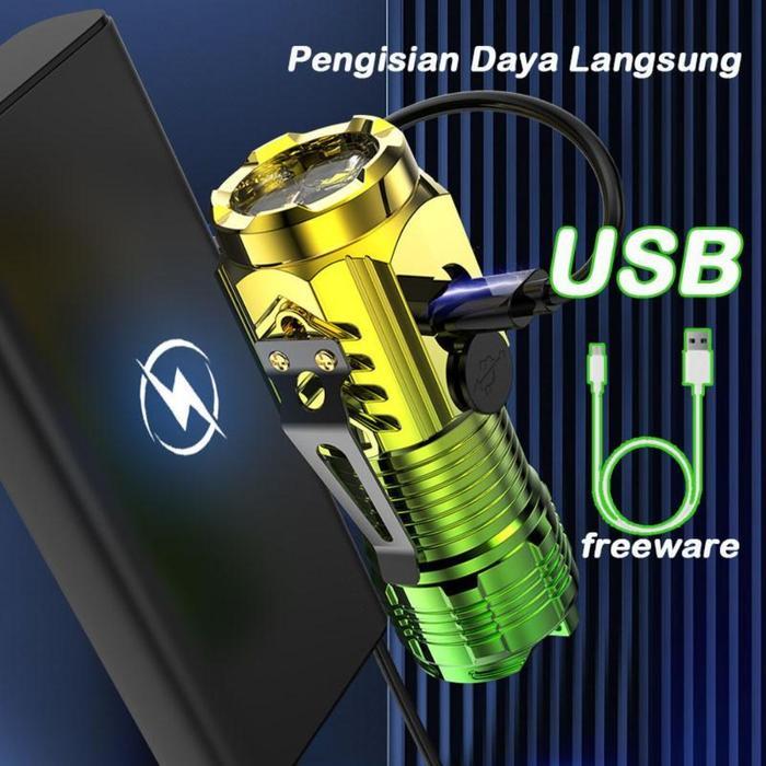 Vinnatsu Senter LED Super Terang / Senter Zoom LED Super Terang Waterproof / LED High Power