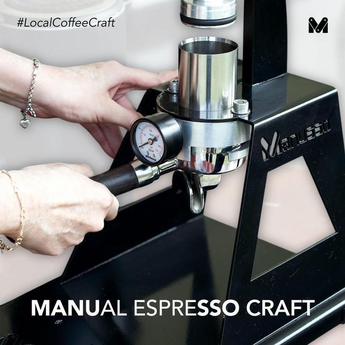 Mesin Kopi Espresso Manual MANUSSO Coffee Espresso EVO Manual (1 Pcs)