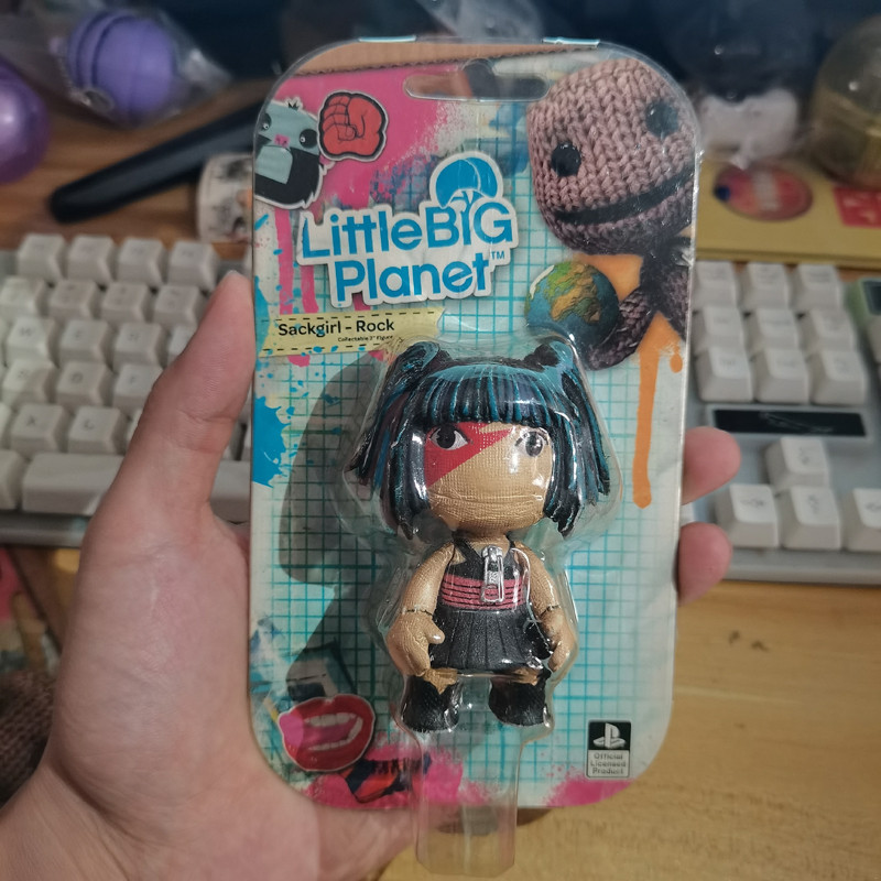 LittleBigPlanet Sackboy Cute Game Anime Figurine Keychain Models Kawaii Little Big Planet Robot