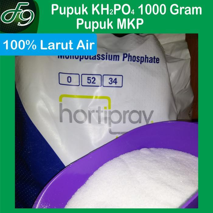 BISA COD Pupuk MKP KH2PO4 Kalium Dihidrogen fosfat 1 Kg, Hortipray, Hidroponik