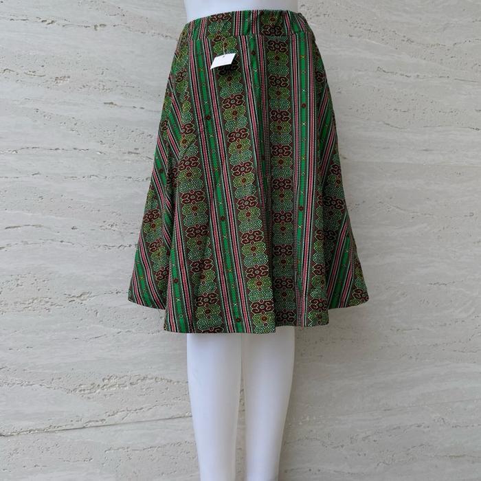 payung pendek 7/8 Rok Payung Pendek 7/8 Motif Batik Songket Bahan Waffel Adem Pinggang Karet Elastis