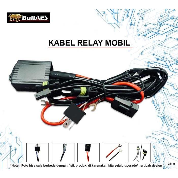 "New" Kabel SET Relay SEKRING Hid LED BILED Mobil Merk AES
