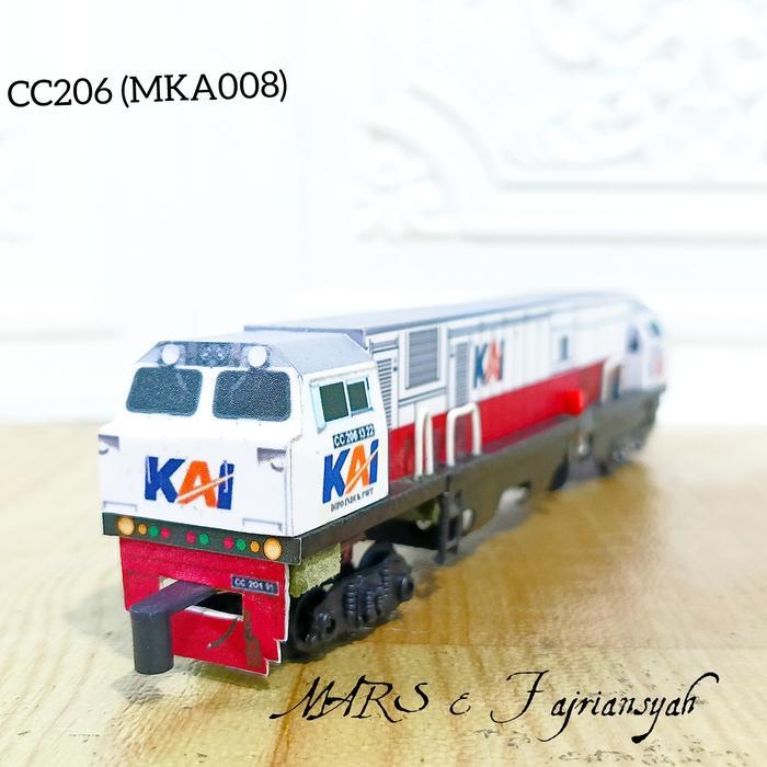 Cc206 Lokomotif Cc 206 Miniatur Mainan Kereta Api Indonesia Berkualitas