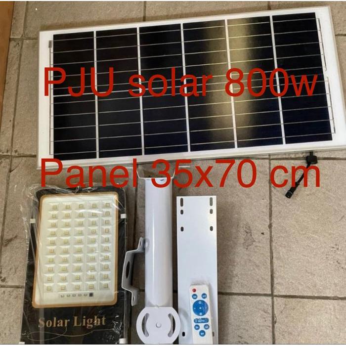 Lampu Jalan Tenaga Surya 800 Watt 800W Solar Panel Besar Pju Solar 800