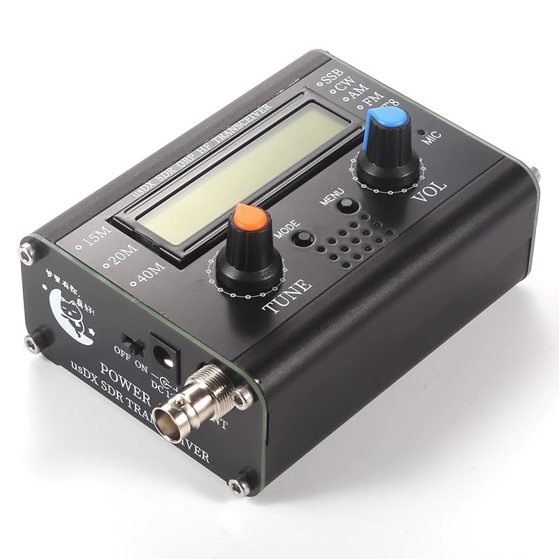 5W usDX SDR QRP Transceiver QCX-SSB to SSB 3-Band All Mode HF Transceiver with Handheld Microphone