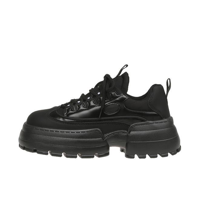[JUAL RUGI] Umji Sepatu Boots Wanita Fashion Korea Sol Tebal Tinggi 5cm Hitam Ukuran 37 Umji Boots W