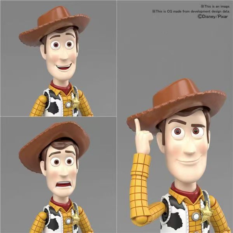 Bandai Buzz Lightyear Sheriff Woody Cinema Rise Standard Toy Story Movie Version Assembly Model
