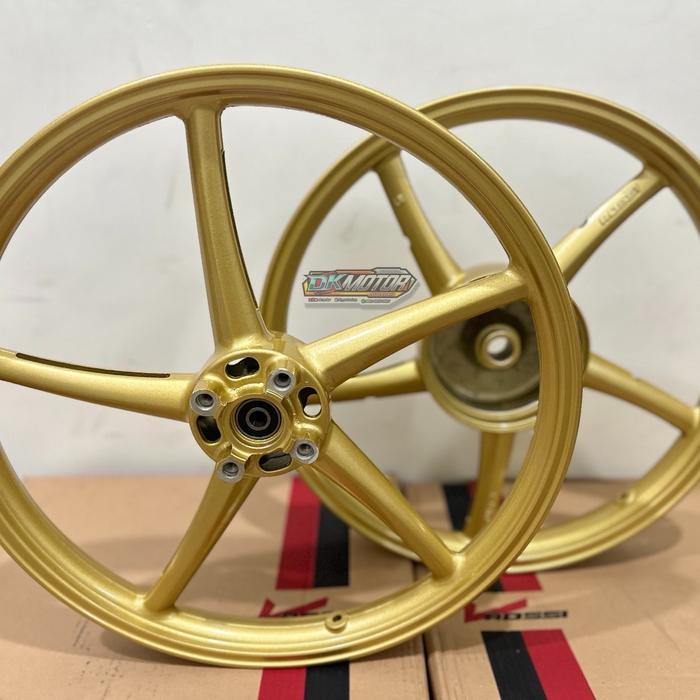 Velg Pelg V ROSSI Sprint Sanca Copy Replika RCB Yamaha Gold 140 160 17