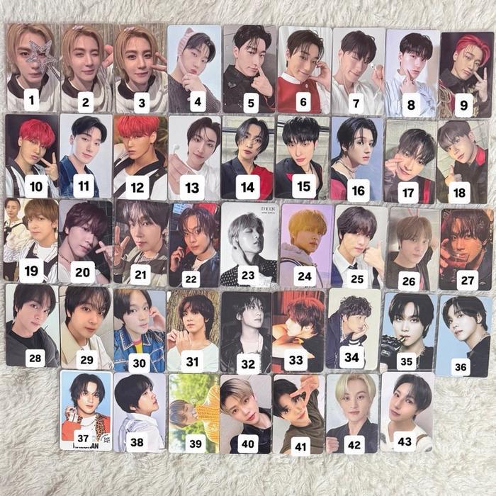 PHOTOCARD OFFICIAL LEEHAN CHOI SAN SAN HAECHAN JAEMIN MARK SEONGHWA ATEEZ BIRTHDAY