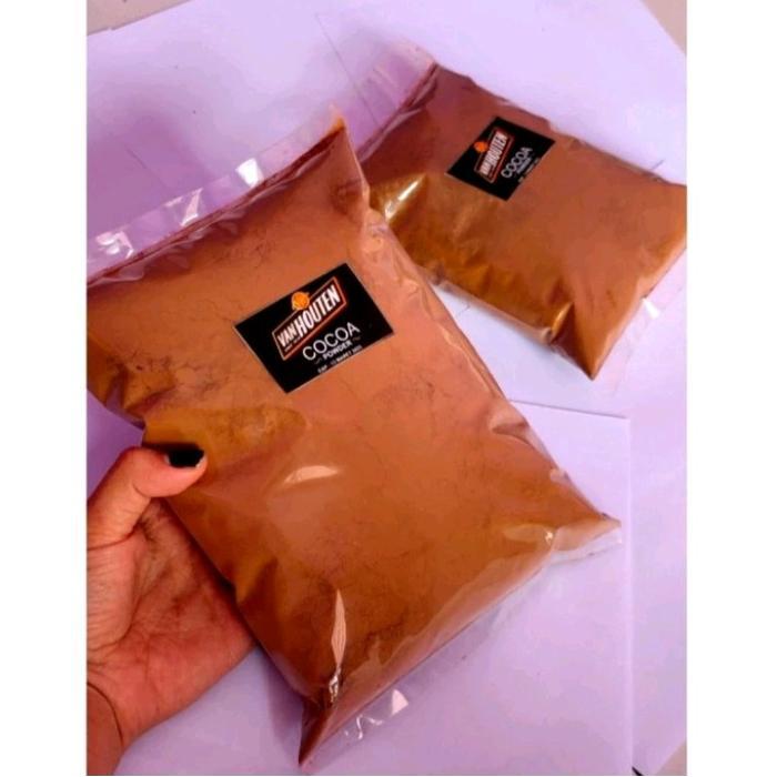 Coklat Bubuk Cocoa Van Houten Kemasan 1 Kg Repack Tbk