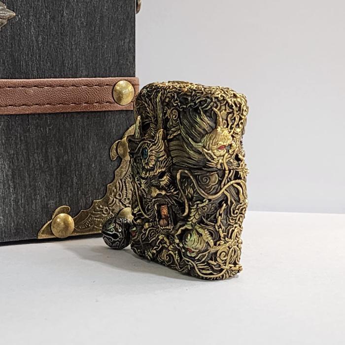 Zippo Devil Dragon Jacket Gold