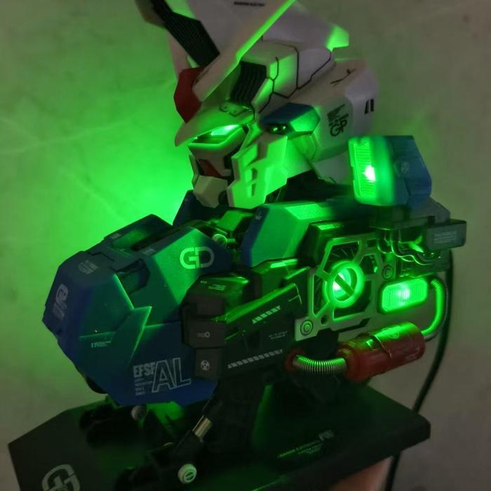READYY Yu Gong Model 1/38 Scale RX-78GP02A Physalis Head Bust +LED +WSD Model Kit Plamo