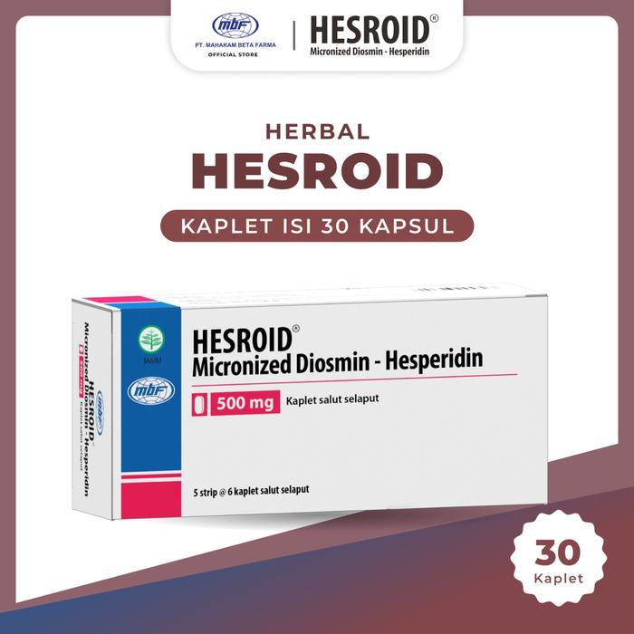 Terlaris Hesroid Original Box Isi 30 Kapsul / Ambeven