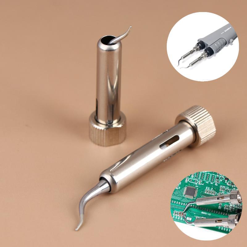 HotHotNEW 1Pair 938D Portable Hot Tweezers Mini Soldering Station Solder Tips For BGA SMD Repairing