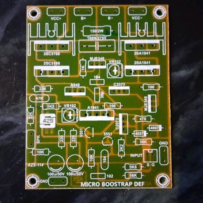 PCB Power Amplifier MICRO BOSTRAP DEF