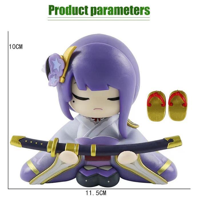 raiden shogun genshin impact figure chibi