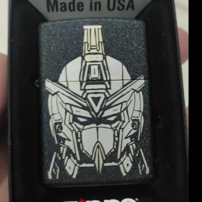Zippo  Black Crackle Gundam Customize