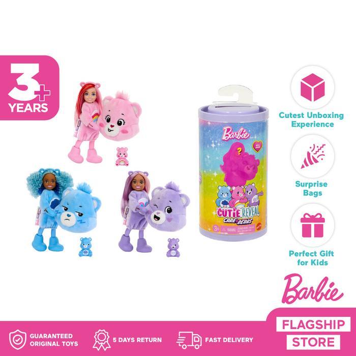 Chelsea Cutie Reveal Doll Care Bears Series (Random) - Mainan