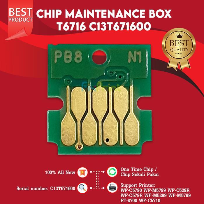 CHIP MAINTENANCE BOX T6716 WF-C5790 WF-C5290 T 6717 C 5290 5790