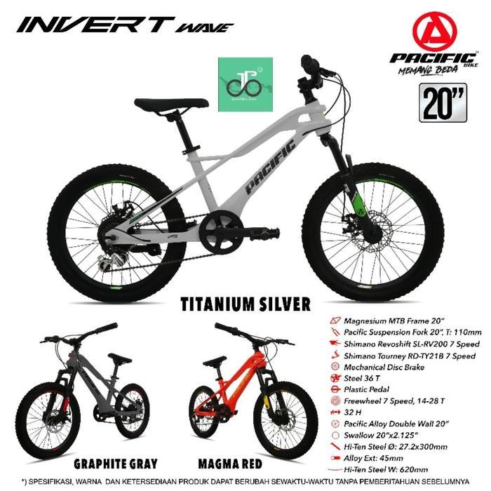 Sepeda MTB 20" Pacific Invert Wave 20an TERBARU