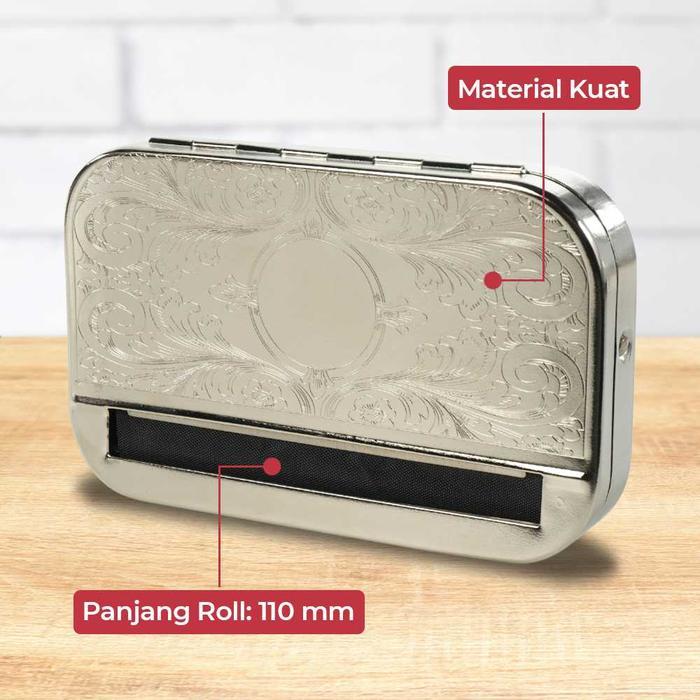 Alat Penggulung Kertas Manual Hand Roll Box Alat Gelintir Kotak Besi 8mm 70mm 110mm