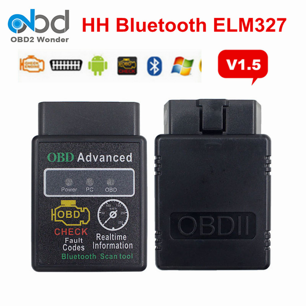 Advanced HH OBD ELM327 V1.5 Interface ELM 327 Mini Bluetooth Android