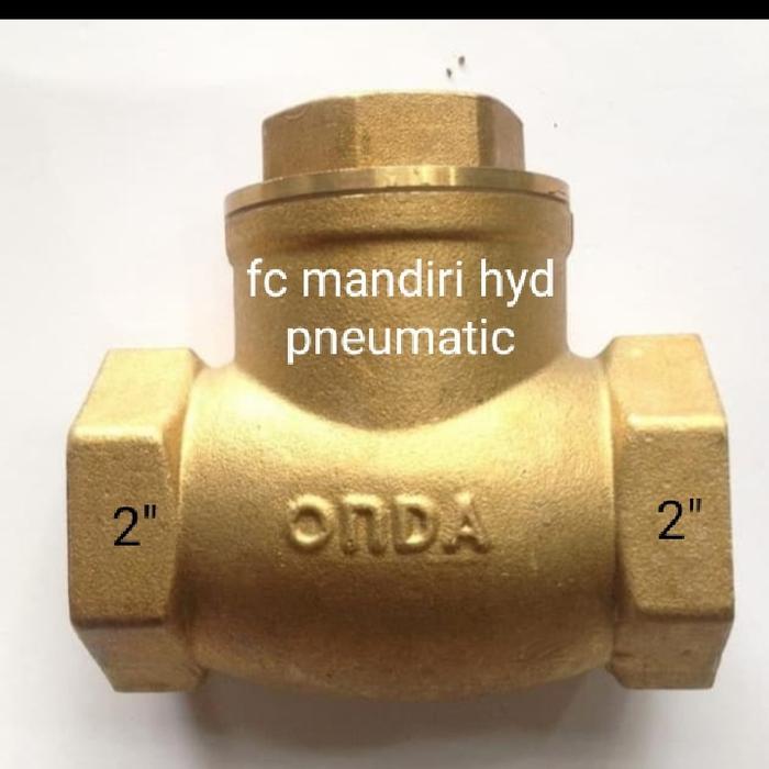 Swing Check Valve Kuningan Onda 2 Inch