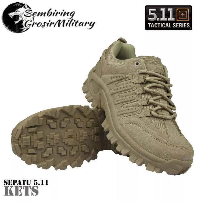 Tactical 511 Pendek Sepatu Tactical Pendek 4 Inci untuk Outdoor dan Dinas Lapangan - Hitam, Ukuran 3