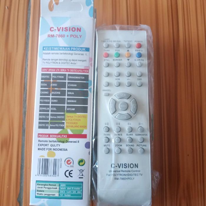 remote polytron tv digitec tabung remot polytron tabung