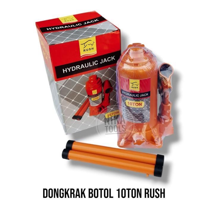 Dongkrak Botol Hydraulic Jack 10 Ton Rush