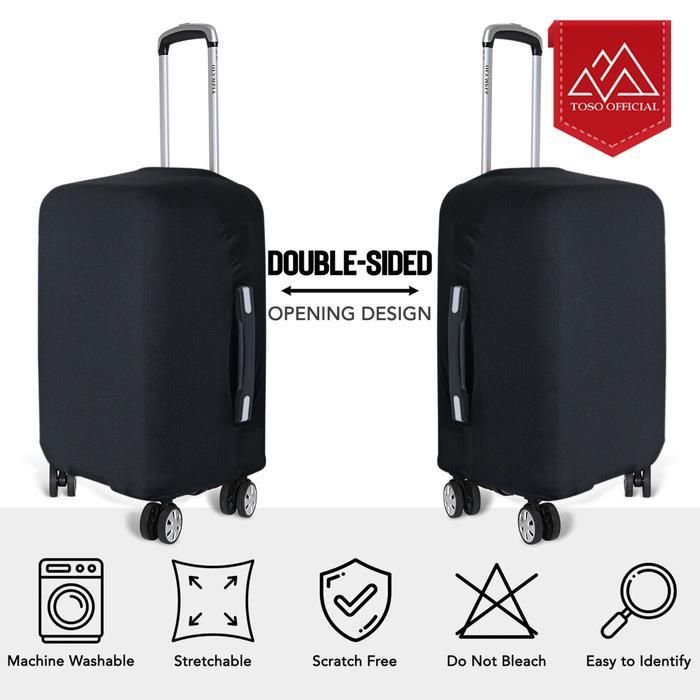 Sarung Pelindung Koper Elastis Luggage Cover Bag Sarung Koper Tas Terlaris