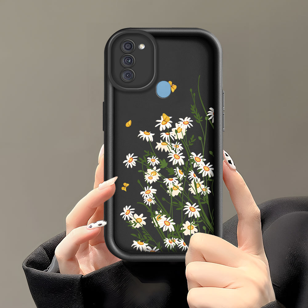 Casing Hp Untuk Compitable With Samsung Galaxy A11 M11 Phone Case Softcase Fashion Flower 6142 TY So