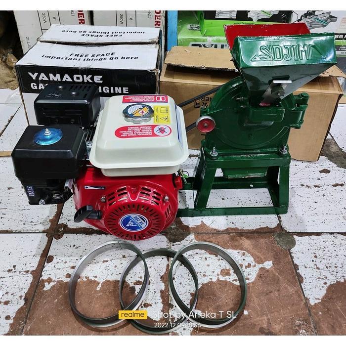 Promo Gilingan Tepung Disc Mill Ffc15 Jimo Mesin Penggerak Gx200 Yamaoke Giling Tepung Ffc15