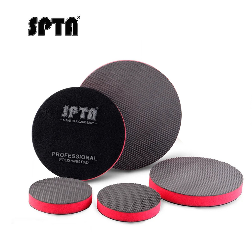 SPTA Clay Bar Pad Car Washing Magic Clay Applicator for DA Polisher Clay Disc Clay Bar Wipe Foam Pad