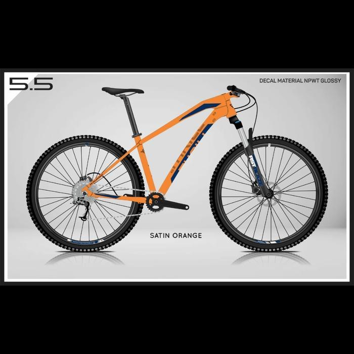 (limited) 27,5 thrill ravage 5.5 sram x4 2x9 speed satin orange 5.0 5