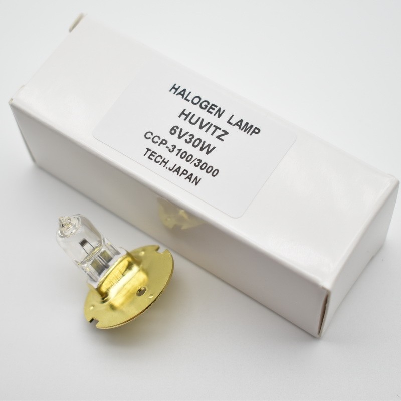 JC 6V-30W G4 6V 30W Ophthamic Quartz Halogen Light Bulb HUVITZ CCP-3100 CCP-3000 Eye Chart Projector