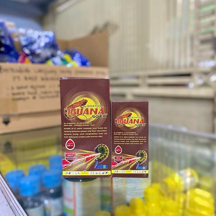 Insektisida Iguana 50EC - 200ml & 100ml - Dalzon - Emamectin Benzoat Racun Kontak & Lambung untuk