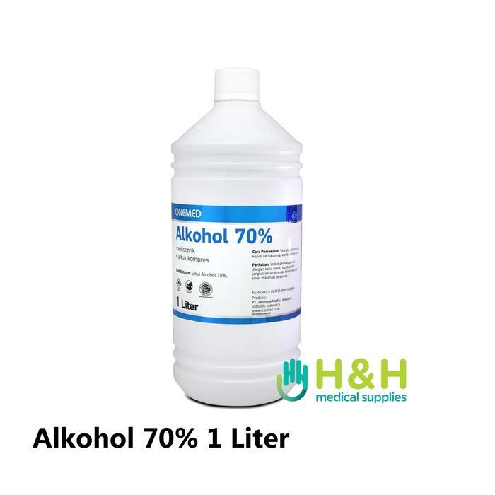Alkohol 70% 1 Liter / Alkohol 70% / Alkohol 1 Liter / Alkohol Diskon Sale