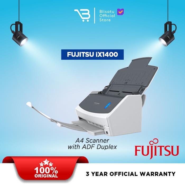 Khusus Grab Scanner Fujitsu Scansnap Ix1400 Duplex Scan Snap Ix 1400 Garansi Resmi