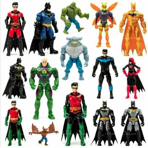 READYY Spin Master DC Comics Con Accesorios Sorpresa Spin Master Batman, Batgirl, Robin, Joker &