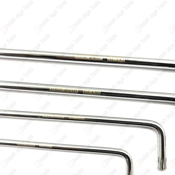NEW PRO-QUIP TAMPER Kunci L Bintang T20 T25 T27 T30 T40 T45 T50 Lobang Lubang Star Extra Long Key