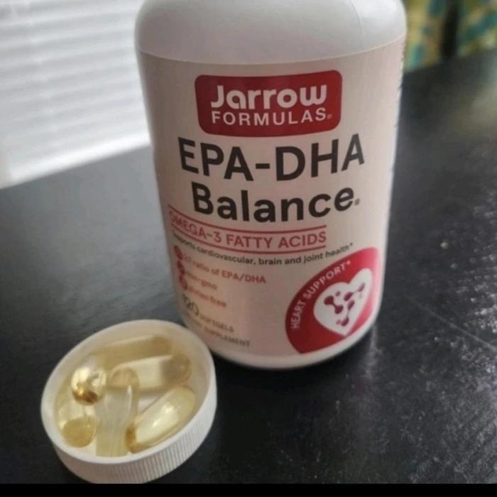 Jarrow Formulars EPA-DHA Balance, 1,200 mg Omega-3 120 Softgels Brain and Joint Health Exp dates :